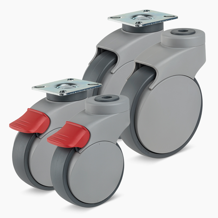 Steinco – Roulettes pour appareils avec fourches en polyamide